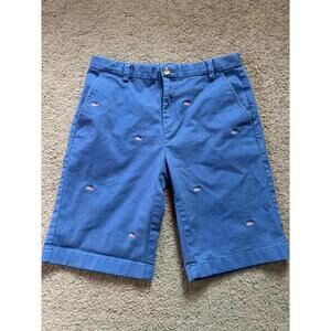 Vineyard Vines Boy's Chino Shorts With Whales